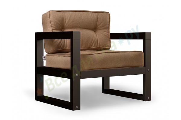 Кресло Arsko Астер (венге/коричневый)